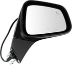 Right Passenger Side Power Heated Paint to Match Folding Mirror Smooth Black Compatible with 2017-2022 Chevrolet Trax LT 2017-2020 Trax Premier GM1321580