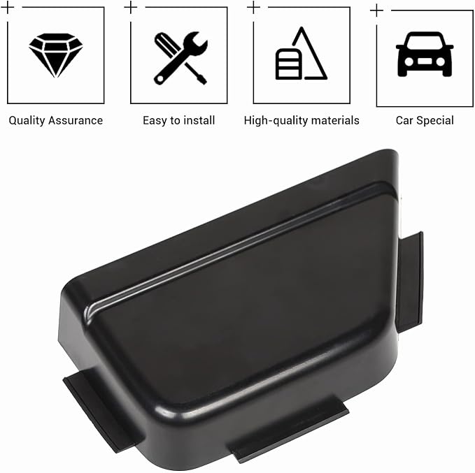 Rear Door Storage Pockets, Side Insert Organizer Box Net Pocket Replacement for 2011-2018 Jeep Wrangler JK JKU, Interior Storage Expansion Accessories, Black, 2PCs