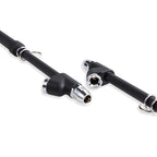 CZC AUTO Tire Pressure Gauge Heavy Duty Air Pressure Tire Gauge, Straight-on Foot Dual Head Chucks, Black Painting, 10-150PSI 100-1000KPa for Semi Truck Car RV Van（2 Pack）