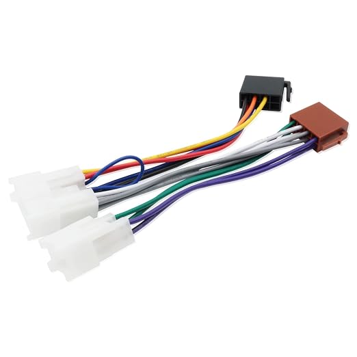 Wiring Harness Replacement for Toyota Corolla Camy RAV4 Highlander ISO Radio Wire Cable Car Stereo Power Speaker Adapter | 16Pin Car Radio Wire Harness Adapter Compatible Corolla Camy RAV4 Highlander Prius 4Runner Tundra Factory Radio Connector