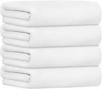 Bath Towel, Microfiber Bathroom Towels Set 4 Pack (30" x 60") for Adult Men Women - Large Size, Extra Absorbent, Quick Drying as Hair Wrap, Swim, Fitness, Sport, Yoga