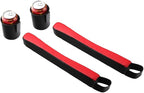 2 Prices Car Seat Gap Filler Pad PU Leather Console Side Pocket Organizer and one Cup for Cellphone Wallet Coin Key (Black+Red)