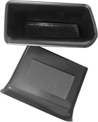 Front Row Door Organizer Compatible with VW Atlas 2018 2019 2020 2021 2022 2023 Atlas Cross Sport Armrest Storage Box Phone Container Handle Pocket ABS Tray Insert Glove Pallet
