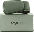 Magnetic Leather Sunglass Holder, Eyeglass Hanger Clip for Car Sun Visor, Suitable for Different Size Eyeglasses (Green, 1 Pack)