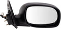 Passenger Side Mirror Assembly Electric Adjustment Non-Heated No Memory Chrome Compatible with 2003-2006 Toyota Tundra Crew Cab TO1321228