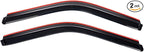Extra Durable In-Channel Window Visor, Fit Chevrolet & GMC C/K 1500, 2500, 3500 1988-1999, Regular/Extended Cab, 1992-1999 Tahoe & Yukon, 1992-1994 Blazer (NOT Fit S10 Blazer), Smoke, 2-Pcs