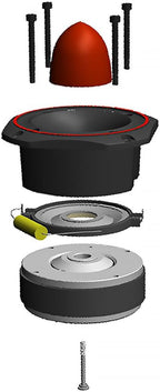 UD-RP401PRO Repair Kit - Replacement Diaphragm for TS-B401PRO 4' P.R.O. Series Bullet Tweeter