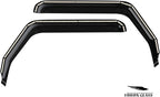 Voron Glass in-Channel Extra Durable Rain Guards for Jeep Wrangler JL 2018-2026/Jeep Gladiator 2020-2026, Window Deflectors, Vent Window Visors, 2 Pieces - 200263
