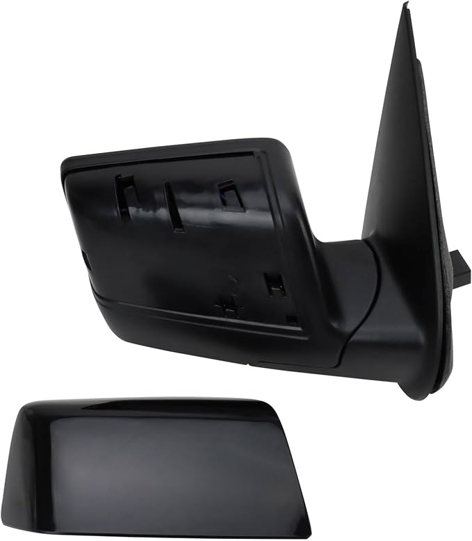 Passenger Side Power Heated Mirror Smooth Black Cover Compatible with 2006-2010 Ford Explorer 2007-2010 Explorer Sport Trac 2006-2010 Mercury Mountaineer FO1321284