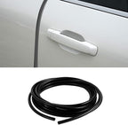 16Ft (5M) Car Door Edge Protector, Self-Adhesive Scratch Resistant U Shape Auto Door Edge Guard Decoration, Anti-Collision Car Doors Trim Strip Protector for Truck, SUV, Sedan (Black-5M)