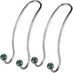 Auto Hooks Bling Car Hangers Organizer Seat Headrest Hooks Strong and Durable Backseat Hanger Storage Universal for SUV Truck Vehicle 2 Pack (Dark Green)