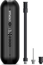 Electric Air Compressor Portable Bicycle Pump Car Tire Inflator, Max 150 PSI, Auto Shut-Off Air Pump with Presta and Schrader Valves for All Bicycles Motorcycles and Cars