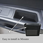 4pcs Door Organizer Storage Tray Compatible with VW Atlas 2018-2023 Atlas Cross Sport; ABS Grab Handle Tray Insert Glove Pallet
