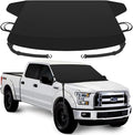 Extra Large Windshield Cover for Ice and Snow, Upgraded Thicken Oxford Car Windshield Cover Best for Ice, Frost & Snow Removal Windshield Snow Cover for All Weather (71x47 Inches)