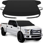 Extra Large Windshield Cover for Ice and Snow, Upgraded Thicken Oxford Car Windshield Cover Best for Ice, Frost & Snow Removal Windshield Snow Cover for All Weather (71x47 Inches)