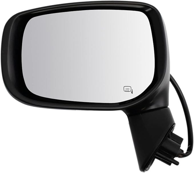 Driver and Passenger Side Power Heated Mirror Set Paint to Match Without Turn Signal Compatible with 2018-2019 Subaru Outback Legacy