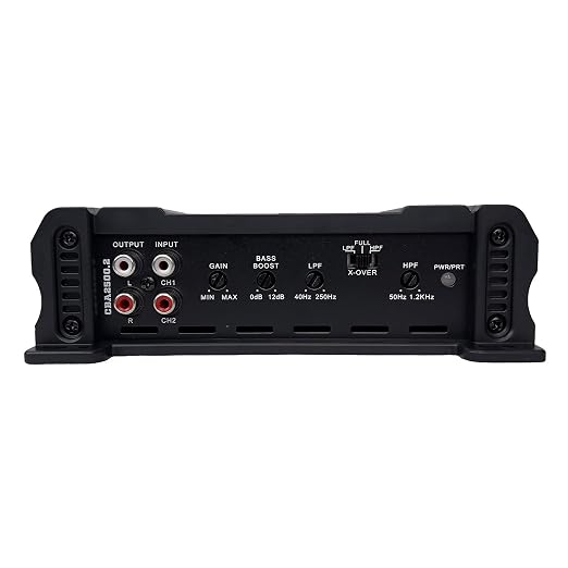 ORION CBA2500.2 Cobalt High Efficiency 2-Channel Class A/B Amp, 2500W | 2500W Max, 350W RMS, 2-Channel, Class A/B, 2/4 Ohm Stable, MOSFET Power