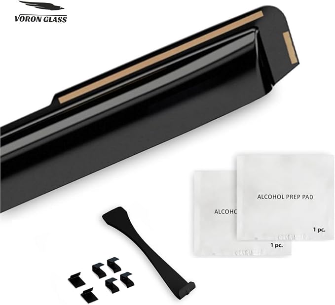 Voron Glass in-Channel Extra Durable Rain Guards for Honda Civic 2016-2021 Hatchback, Window Deflectors, Vent Window Visors, 4 Pieces - 200862