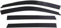 Auto Ventshade [AVS] Low Profile Rain Guards For 2019-2025 Chevrolet Silverado-GMC Sierra 1500; 20-25 Silverado/Sierra 2500HD/3500HD, CREW CAB ONLY | Window Vent Visors, 4 pcs. - Dark Smoke | 894075