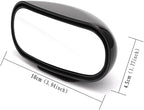 Stick on Blind Spot Car Rearview Mirror, Adjustable Convex Wide Angle Blindspot Car Mirror for SUV Trucks