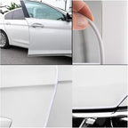 Eytool Car Door Protectors Edge Guards,16Ft(5M) Car Edge Trim Rubber Seal Protector with U Shape Car Protection Door Edge Guard Fit for Most Car (White)
