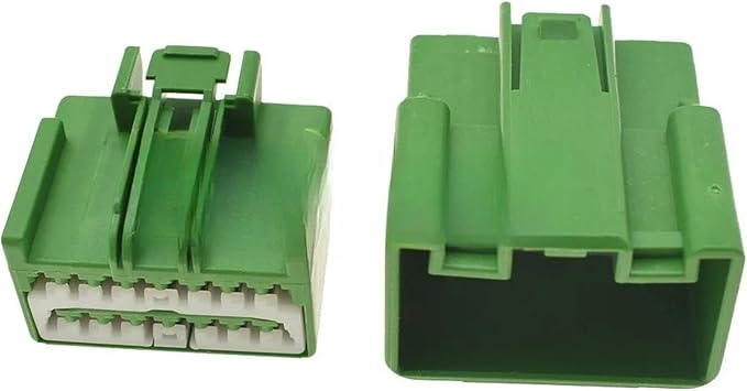 Automotive Connectors 1-20 Sets 16 Pin Hi*/gh Quality Auto Wiring Terminal Male Female Socket Car Unsealed Wiring Connector 7283-6453-60 7282-6453-60 DJ71612-2.2-11 DJ71612-2.2-21 Connectors(Male Fema