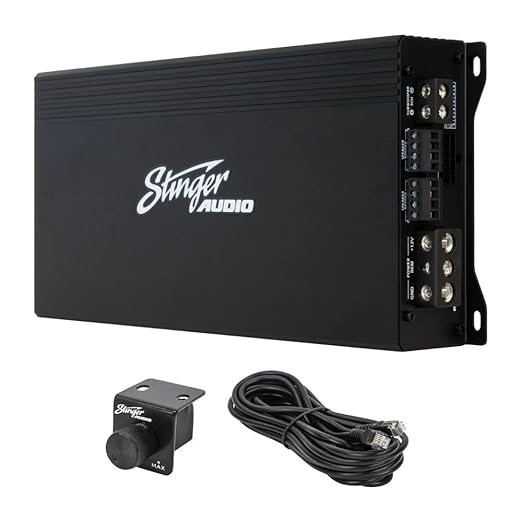 Audio MT-1000.5 Compact Digital Class D 1200W RMS 5-Channel Car Audio Amplifier with Bass Knob Remote Control, Bass Boost, HEXFET MOSFET, High/Low Pass Crossover, Subsonic Filter