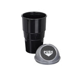 Cup Holder Trash Can, Leakproof Car Trash Can with Lid, Trash Bin for Car Accessories, Mini Garbage Bin Organizer for Automotive Office Home Kitchen, Applicable to Women and Men