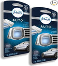 Car Vent Clip Air Freshener, Odor Eliminator for Strong Odors, Up to 30 Days Freshness, Laundry Fresh, 2 Packs