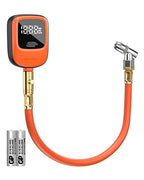 T600 Digital Tire Pressure Gauge 0-250 PSI, ANSI B40.7 2A Grade High Precision(Plus-Minus 0.5%),Tire Gauge for Tire Pressure with Rubber Hose, Replaceable AA Batteries