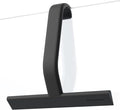 JustHang Shower Squeegee for Glass Doors, All-One-Piece Award-Winning Silicone Squeegee with Built-in Hook for Bathroom, Window, Mirror, Tile Wall,Car, Streak-Free Cleaner Tool,10-Inch Black