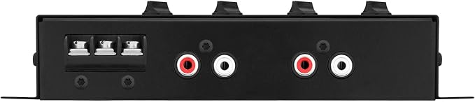 Crx4 Electronic 4 Way Crossover Rca Channels 8 Volts Rms Car Audio Processor Stereo Equalizer Great for Low/High with Bass Boost, Compact Size