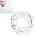 16Ft(5M) Car Door Edge Protector, Anti-Collision Strip, Entry Guard, No Glue Protective Strip, Automotive Trim (White)
