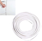 16Ft(5M) Car Door Edge Protector, Anti-Collision Strip, Entry Guard, No Glue Protective Strip, Automotive Trim (White)