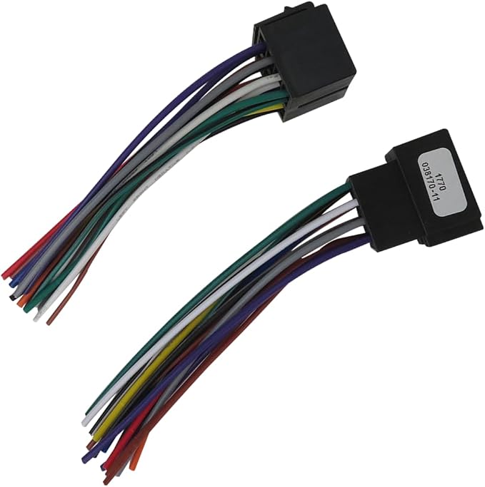 16-Pin Car Radio Wiring Harness Adapter Male & Female Compatible for Kenworth 2008-2020 Stereo Connector to Compatible for JVC/for Pioneer/for Kenwood/for Sony/for Android