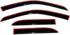 Auto Ventshade [AVS] in-Channel Rain Guards for 2019-2026 Chevrolet/GMC Silverado/Sierra 1500, 2020-2026 Silverado/Sierra 2500/3500, Crew CAB ONLY | Window Vent Visors, 4 pcs. - Smoke | 194805