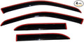 Auto Ventshade [AVS] in-Channel Rain Guards for 2022-2026 Nissan Frontier, Crew CAB ONLY | Window Vent Visors, 4 pcs. - Smoke | 194788