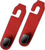Car Seat Headrest Hook, 2PCS Vehicle Seat Back Hangers Organizer for Handbag Purse Coat, Automotive Interior Headrest Storage Hooks, Universal for SUV Automobile Truck (Red)