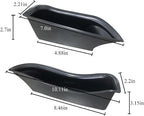 Front Row Door Side Organizer Compatible with Mercedes Benz GLC GLC250 GLC300 GLC350 GLC43 AMG C-Class Sedan C300 C450 C63 AMG W205 2015-2022 Armrest Phone Container Storage Box Handle Pocket