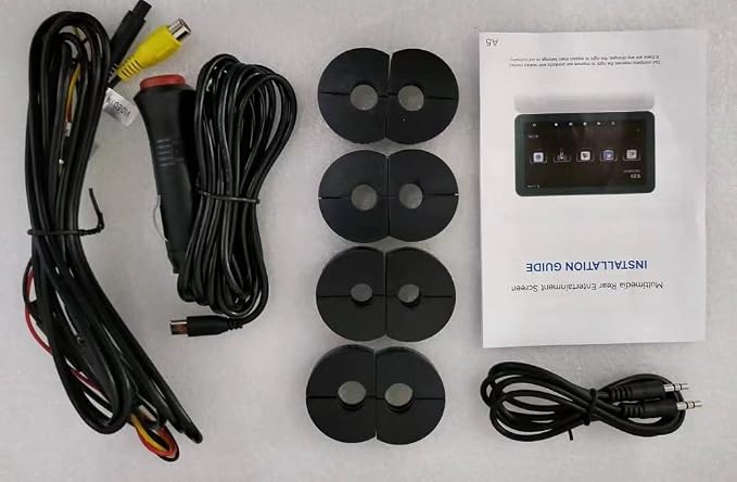10.1" car Back seat headrest Monitor with Android System Easy Adjustable fit to Play Video Music apps Download
