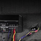 LOC2SL Line Output Converter with Remote Control Knob - 2CH High/Low RCA Converter Car Audio - Ideal for Subwoofer Amp - Line Level Converter for Car Stereo - Easy Installation - Quality Sound