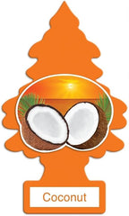 Hanging Car and Home Air Freshener, Coconut Scent, 10 Pack
