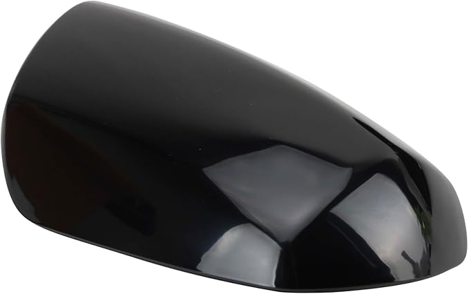 Passenger Side Power Mirror Smooth Gloss Black Manual Fold No Heat No Memory Compatible with 2005-2007 Nissan Murano NI1321181