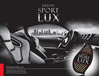 Sport Lux SILVER - Hanging Cardboard Air Freshener for Car, Home & Office - Premium Cologne Perfume with Natural Fragrances - Long Lasting, Fresh, Luxurious Scent - Stylish Design - Pack of 3