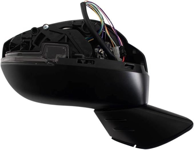 Passenger Side Power Heated Mirror Smooth Black Paint to Match Compatible with 2022 Honda Civic Touring Sport Touring HO1321352