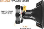 2X WG175Ph 1" Exit Compression Driver, 150 Watts 8 Ohm with Compact Waveguide, 108dB Tweeter Driver + Horn Combo - High Frequency Driver (2 Horn Drivers) Bundle 300 Watts