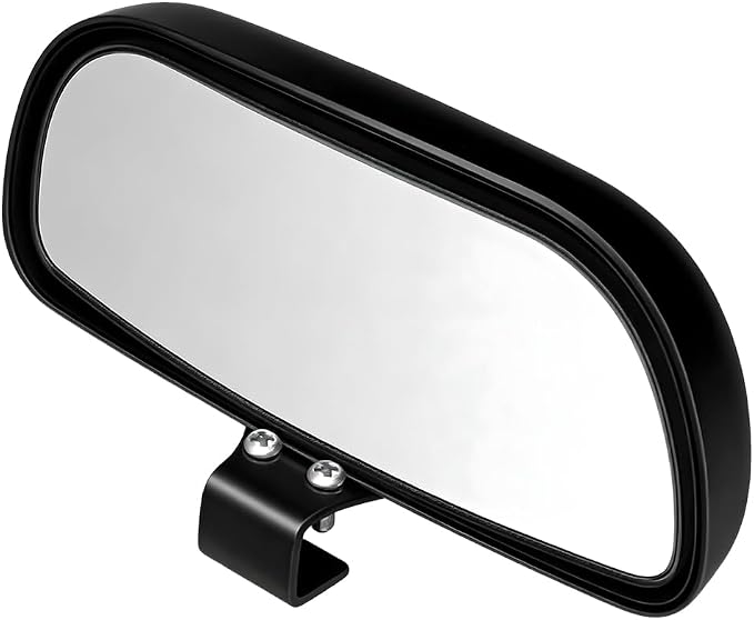 Car Blind Spot Mirror, Adjustable HD Clear Glass Convex Rectangle Side Rear View Mirror, Wide Angle Auto Blindspot Rearview Accessories for Driving Safe, Universal for SUV Van Truck (Black)