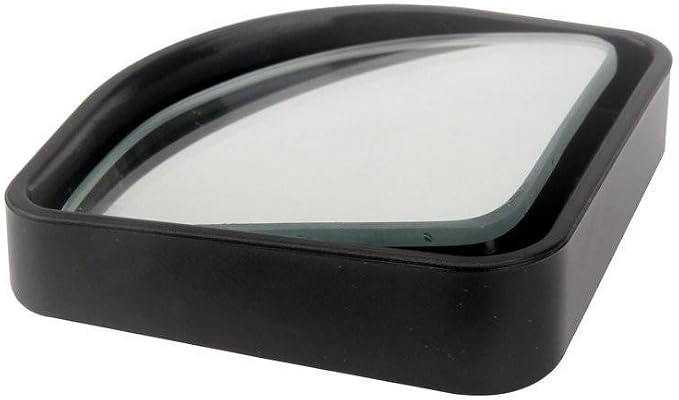 x Blind Spot Mirror, 2'' Black Fan HD Glass Convex Adjustable Wide Angle Rear View Mirror,Universal For Car SUVs Truck Motorcycle (2pcs)