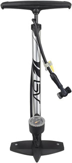 BV Bicycle Pump Durable Bike Floor Pump 17/24 inch Smart Valve Head, 160 psi, Automatically Reversible Presta and Schrader