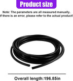 16Ft (5M) Car Door Edge Protector, Self-Adhesive Scratch Resistant U Shape Auto Door Edge Guard Decoration, Anti-Collision Car Doors Trim Strip Protector for Truck, SUV, Sedan (Black-5M)